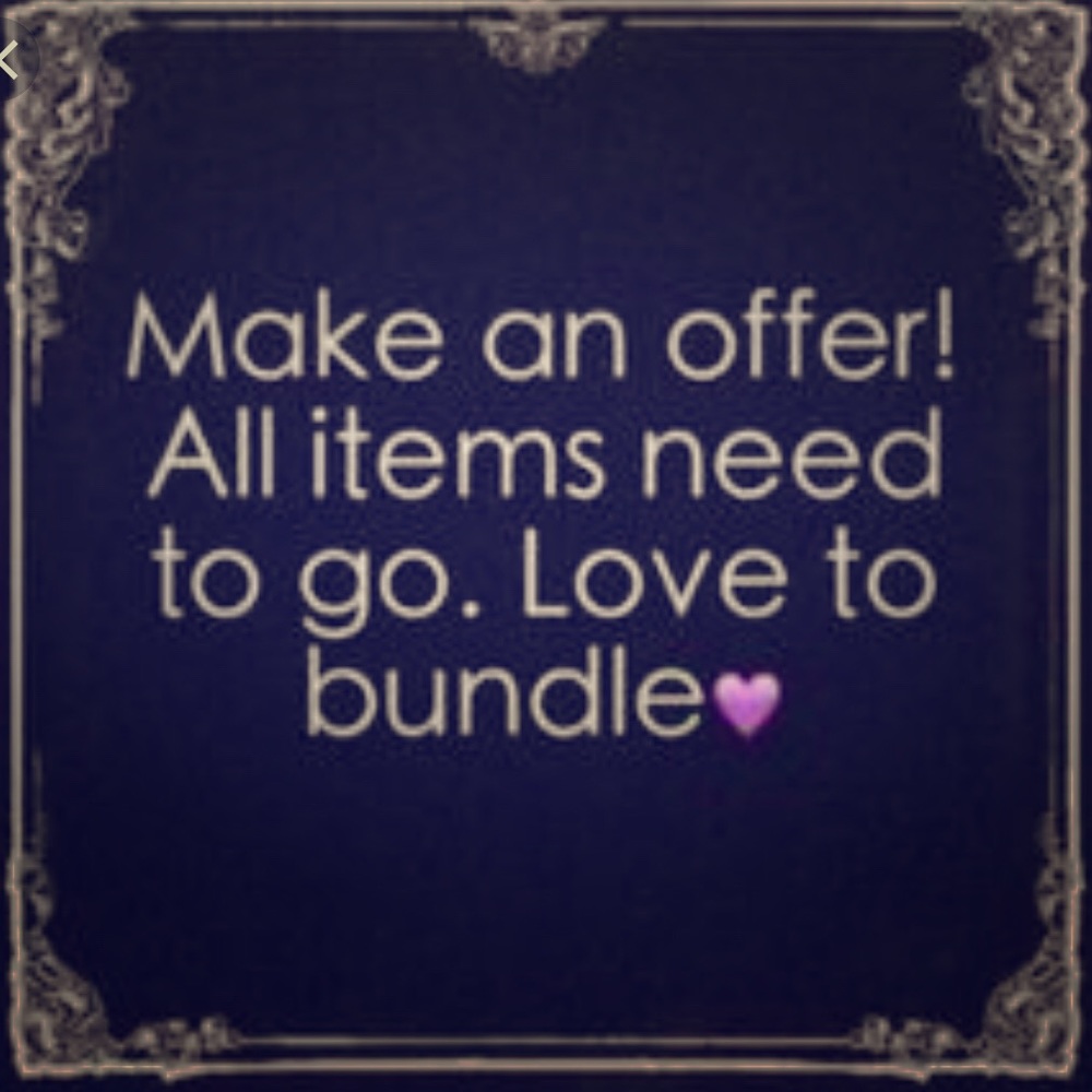 Make an offer! All items need to go💜🛍